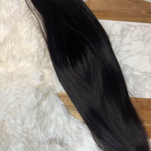24 Inch Unprocessed 1 Black Virgin 100% Human hair Bundle - Picture 3 of 4